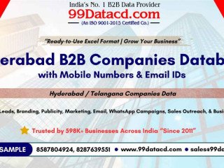Get Complete List of Companies in Hyderabad- B2B Database