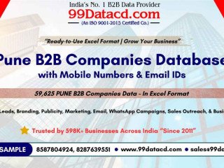 Get Verified List of Companies in Pune- B2B Database