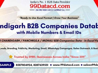 Get Verified List of Companies in Chandigarh - B2B Database
