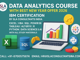 Data Analyst Certification Course in Delhi – Advanced Training Program for MNC Career by SLA Consultants India