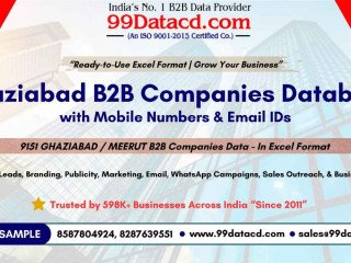 Get Verified List of Companies in Ghaziabad - B2B Database