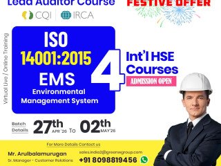 ISO 14001:2015 (EMS) Course in Chennai