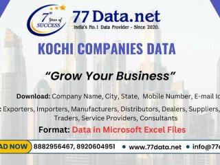 Get 100% Verified List of Companies in Kochi with Free Sample