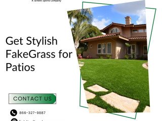 Get Stylish Fake Grass for Patios |  FieldTurf USA Inc