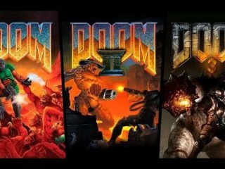 Doom 1,2 and 3 Laptop  Desktop Computer Game.
