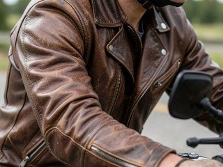 Men’s Leather Bomber Jacket in USA for Everyday Wear